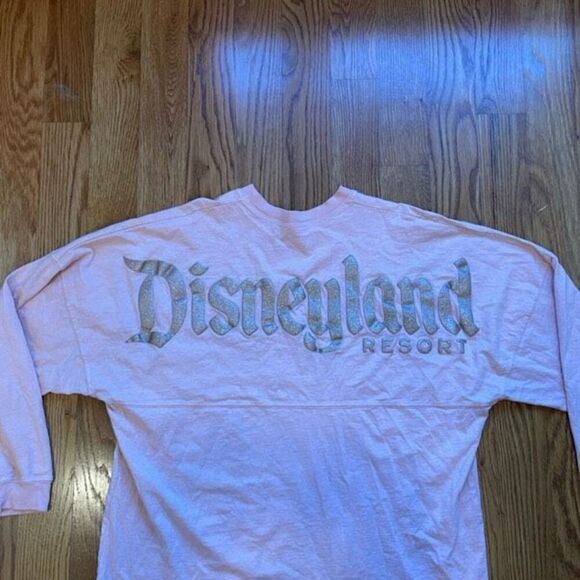 Disneyland Unisex Briar Rose Gold Glitter Spirit Jersey L Whimsy Princess - Picture 8 of 9
